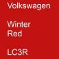 Preview: Volkswagen, Winter Red, LC3R.